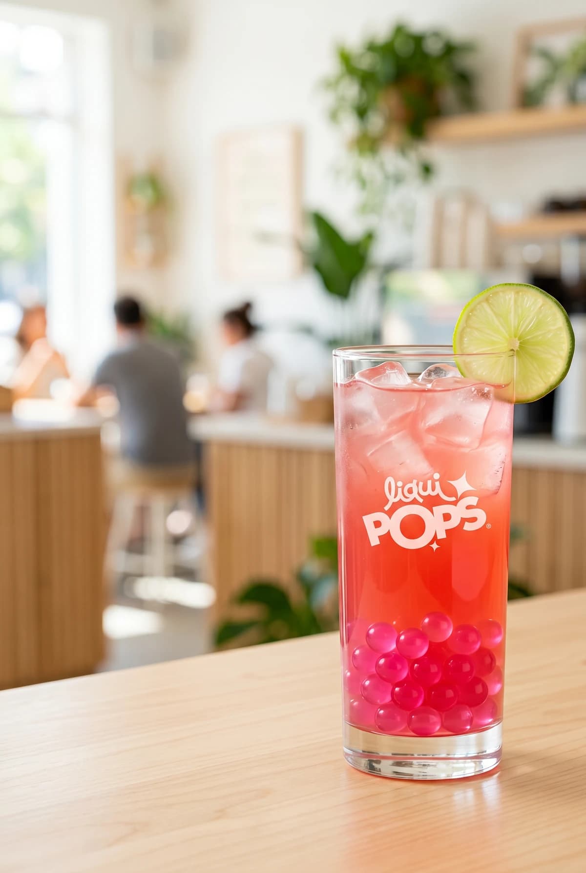 Limonada de sandía preparado con insumos Perlas Explosivas